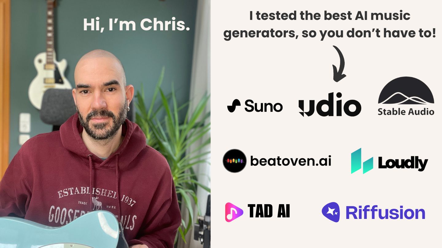 Christopher Wieduwilts tests the best AI music generators like Suno, Udio, and Loudly for easy music creation.